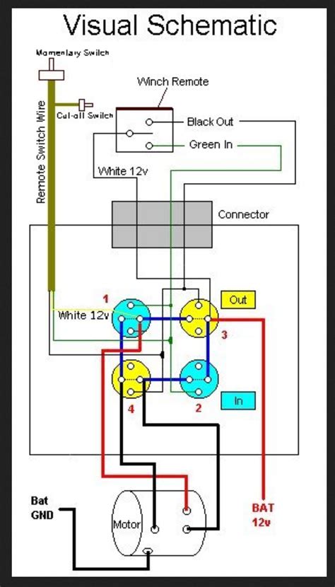 winch switch wiring diagram wiring diagram  schematic