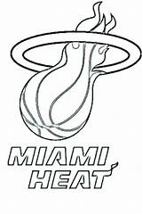 Coloring Pages Heat Basketball Name Miami Bulls Printable Chicago Logo Logos Nba Color First College Personalized Sheets Getcolorings Getdrawings Create sketch template