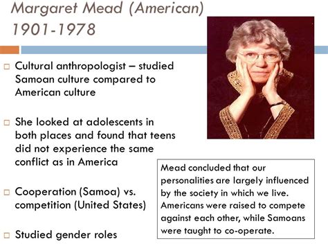 Margaret Mead Gender Roles Margaret Mead Gender Roles