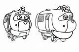 Hoot Toot Chuggington Pages Colouring sketch template