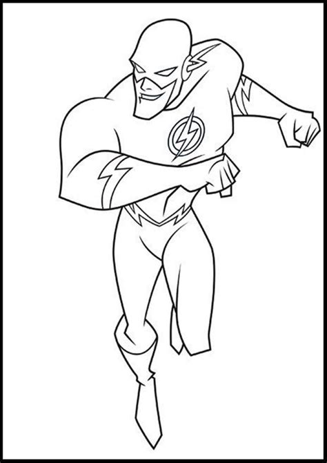 easy  print flash coloring pages tulamama