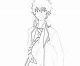 Rin Okumura Coloring Pages Exorcist Blue Template Anime sketch template