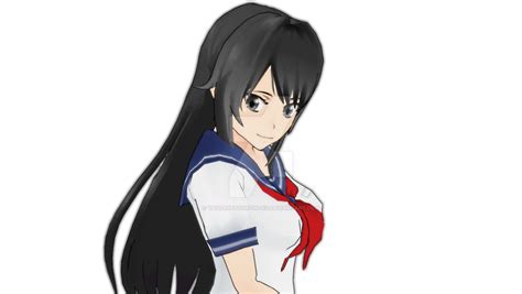 Yandere Simulator Ayano With Her Hair Down By Yandereotokonoko