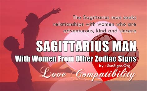 sagittarius man compatibility with women from other zodiac signs