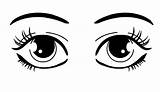 Eyes Outline Clipart Cartoon Cliparts Library sketch template