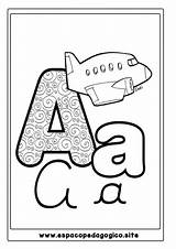 Colorir Imprimir Ilustrado Atividade Lindo Letras Atividades Educação Parede Alfabetização Vogais Cartazes Educar sketch template