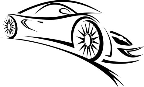 car outline logo clipart