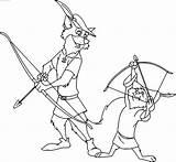 Coloring Robin Hood Arrow Father Kid Wecoloringpage sketch template