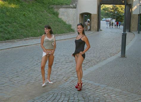 group of teen sporty girl shows pussies at public places russian sexy girls