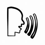 Voice Speaking Talking Clipart Person Clip People Mouth Cliparts Talk Speaker Library Don Icon Tongue Designs Someone When Back Clipartmag sketch template