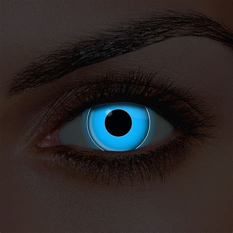 glow blue uv contact lenses pair fruugo uv contact lenses contact lenses lenses