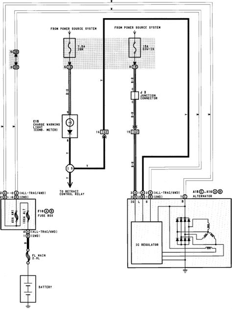 toyota alternator wiring diagram collection faceitsaloncom