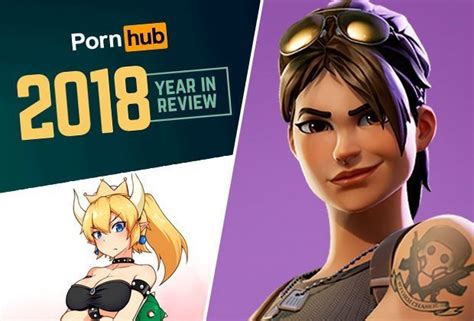 fortnite porn bowsette and overwatch pornhub reveals 2018 s weird trends daily star