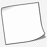 Note Clipart Post Transparent Sticky Notes Cartoon Background Clip Small Pinclipart Cliparts Middle Library sketch template
