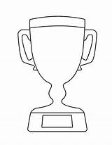 Trophy Coloring Outline Pages Clipart Colouring Drawing Dad Super Template Bowl Printable Place 1st Sheets Clip Cliparts Print Basketball Eps sketch template