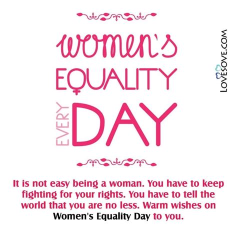 National Women S Equality Day Quotes Women S Equality Thoughts And Status