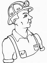 Coloring Labor Miner Pages Coal Printable Sheets Primarygames sketch template