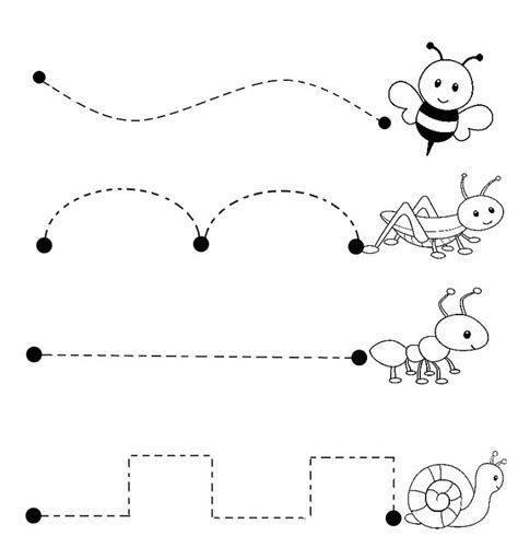 tracing sheets  toddlers kids learning activity tracing