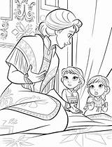 Elsa Coloring Frozen Pages Anna Youloveit sketch template