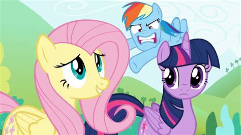Fluttershy And Rainbow Dash On The Bright Side Boulder Seemed Really