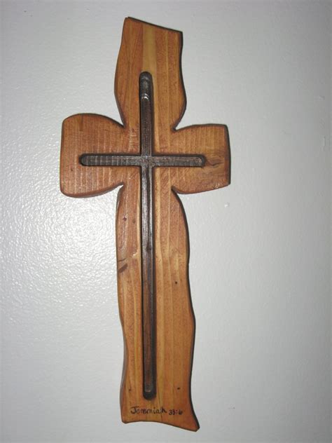 Hand Crafted Wooden Wall Cross
