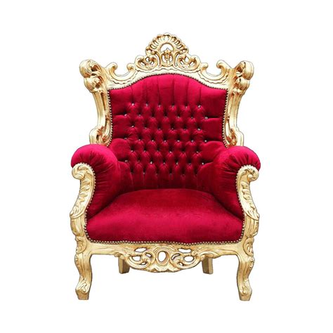Throne Chair In Red And Gold Throne Chairs Fancy Chair Throne Chair