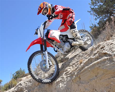 honda crf  fb dirt bike test