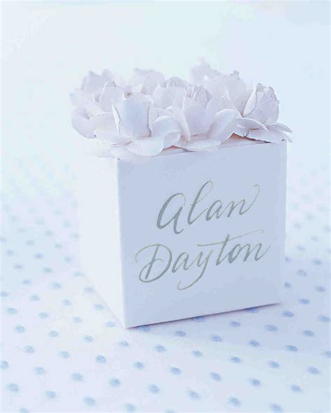 gift box ideas  hold  wedding favors  style martha stewart weddings