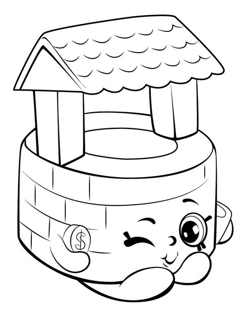 penny wishing  shopkin coloring page  printable coloring