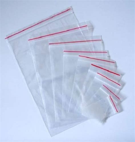 pcs    cm plastic zip lock bags clear poly ziplock bag