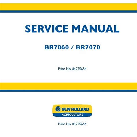 holland br br repair service manual    holland tractor manual