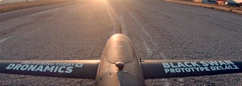 dronamics  produce  fuel efficient black swan cargo drone  australia autoevolution