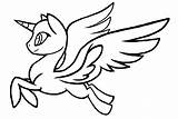 Alicorn Pony Little Base Drawing Outline Coloring Template Mlp Pages Deviantart Getdrawings sketch template