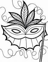 Coloring Mask Mardi Gras Masks Pages Tiki African Kids Drawings Drawing Carnival Cliparts Da Colorare Sheets Clipart Party Di Printable sketch template