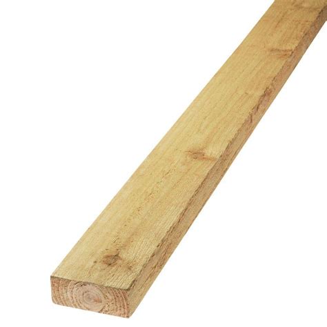 2 In X 4 In X 8 Ft Rough Green Western Red Cedar Lumber 702145 The