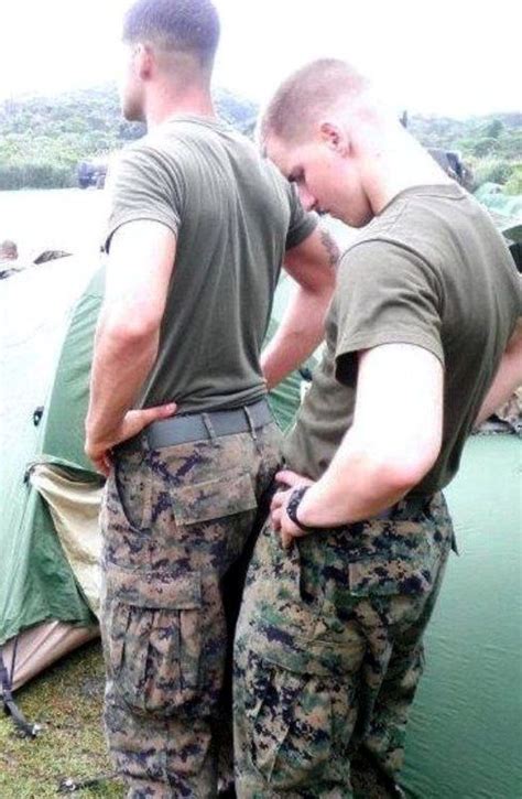 Young gay military