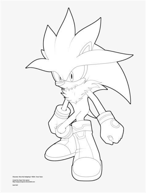 sonic  hedgehog coloring pages silver  coloring sheet features