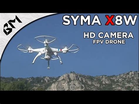 drone syma xw fpv unboxing test complet crash bugz tech youtube
