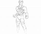 Cyclops Wolverine sketch template