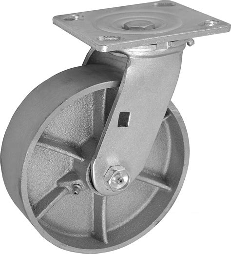casterhq    rueda giratoria rueda de hierro fundido semi steel  lb capacidad