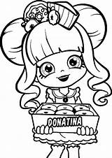 Shopkins Coloring Pages Girls Printable Print Color Getcolorings sketch template