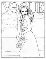 Vogue Paris sketch template