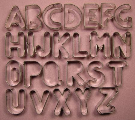 alphabet upper case small   cut