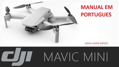 manual drone dji mavic mini portugues envio super rapido mercadolivre