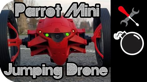 parrot jumping drone tear  youtube