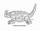 Thorny Devil Coloring Book Clipart Lizard Drawings Still Available Hartter Blogthis Email Twitter sketch template