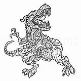Grimlock Colorier Extinction Coloriage Dinosaure Dragoart Dinobots Dessiner sketch template