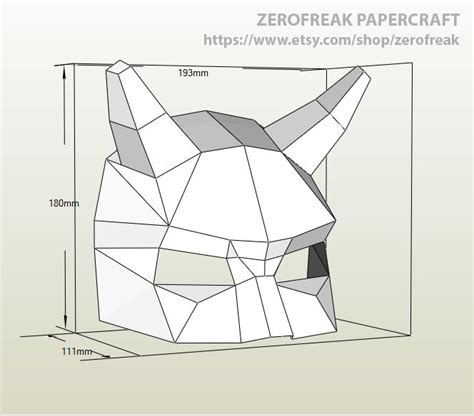 pin  papercraft mask