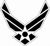 Air Force Outline Symbol sketch template
