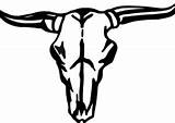 Bull Coloring4free Coloring Pages Skull Printable Colouring sketch template